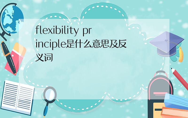 flexibility principle是什么意思及反义词