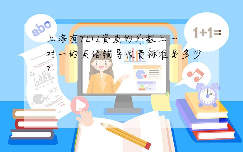 上海有TEFL资质的外教上一对一的英语辅导收费标准是多少?