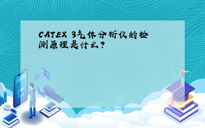 CATEX 3气体分析仪的检测原理是什么?